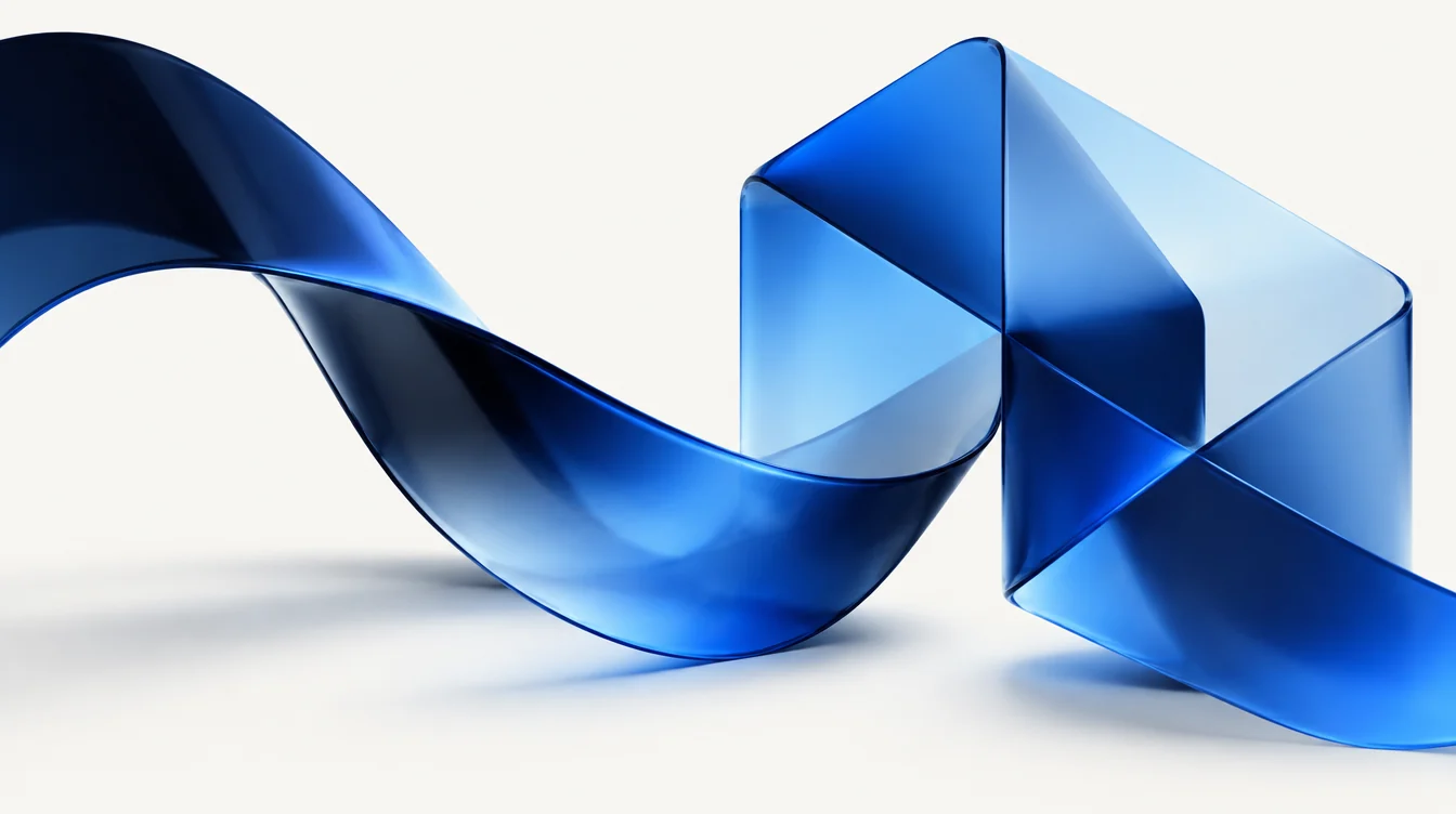 Abstracte Conscio Digital vormen in navy en electric blue